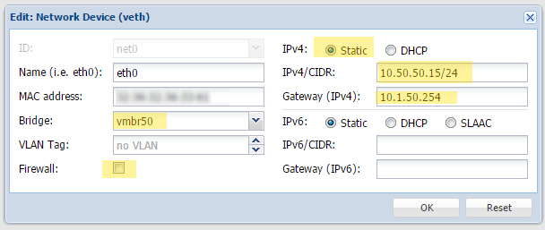 proxmox-nat-container-nic-config